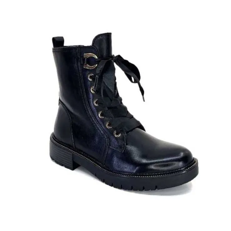 Regarde Le Ciel Josef 08 Cuir Noir*Femme Bottines