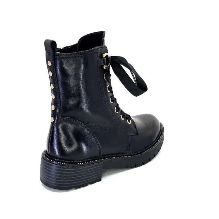 Regarde Le Ciel Josef 08 Cuir Noir*Femme Bottines