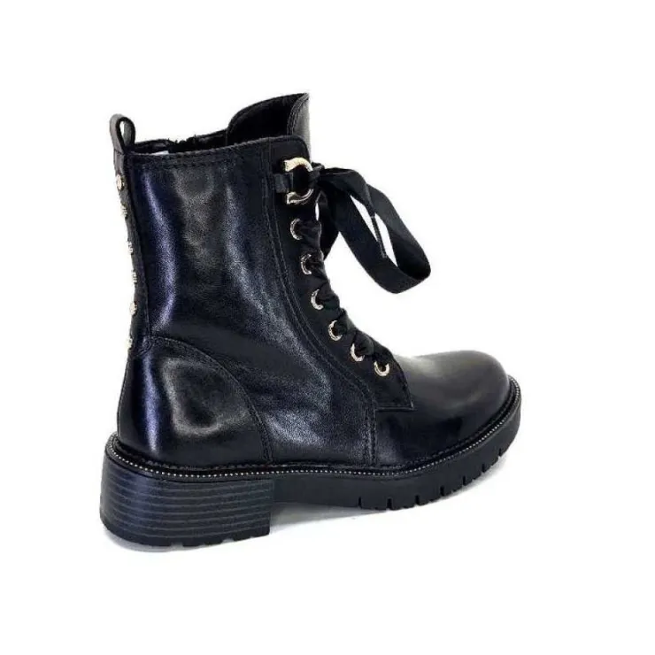 Regarde Le Ciel Josef 08 Cuir Noir*Femme Bottines