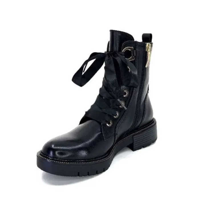 Regarde Le Ciel Josef 08 Cuir Noir*Femme Bottines