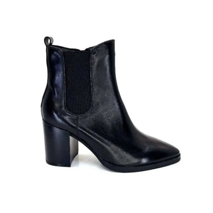 Regarde Le Ciel Marge 02 Cuir Noir*Femme Bottines