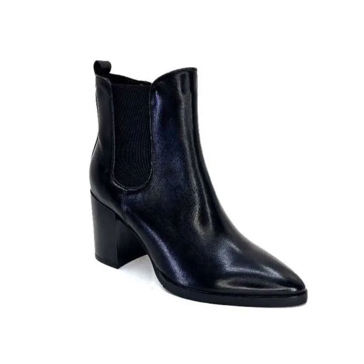 Regarde Le Ciel Marge 02 Cuir Noir*Femme Bottines