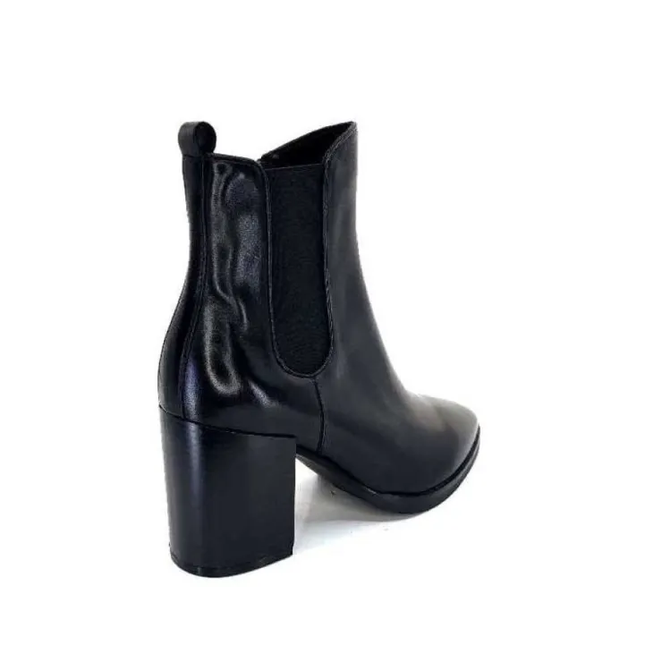 Regarde Le Ciel Marge 02 Cuir Noir*Femme Bottines