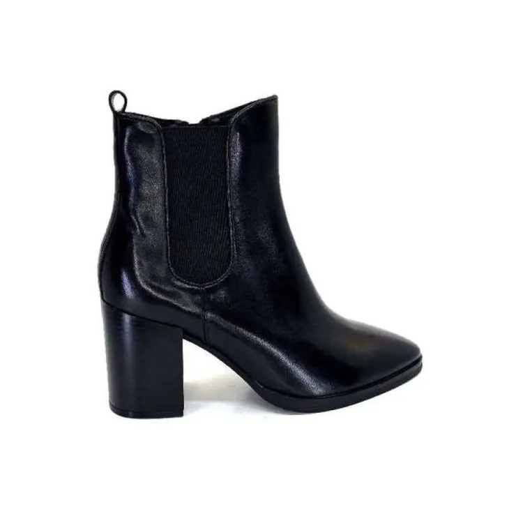 Regarde Le Ciel Marge 02 Cuir Noir*Femme Bottines