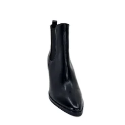 Regarde Le Ciel Marge 02 Cuir Noir*Femme Bottines