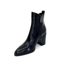 Regarde Le Ciel Marge 02 Cuir Noir*Femme Bottines
