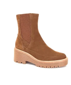 Regarde Le Ciel Marta 01 Daim Marron Noce*Femme Bottines
