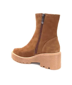 Regarde Le Ciel Marta 01 Daim Marron Noce*Femme Bottines
