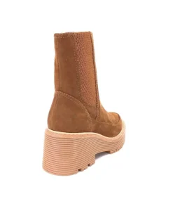 Regarde Le Ciel Marta 01 Daim Marron Noce*Femme Bottines