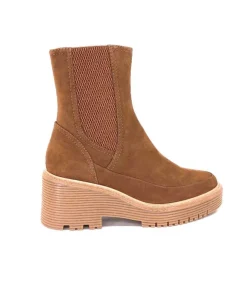 Regarde Le Ciel Marta 01 Daim Marron Noce*Femme Bottines
