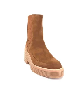 Regarde Le Ciel Marta 01 Daim Marron Noce*Femme Bottines