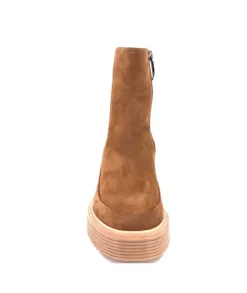 Regarde Le Ciel Marta 01 Daim Marron Noce*Femme Bottines
