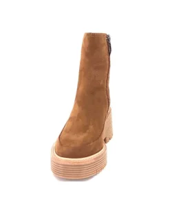 Regarde Le Ciel Marta 01 Daim Marron Noce*Femme Bottines
