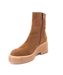 Regarde Le Ciel Marta 01 Daim Marron Noce*Femme Bottines