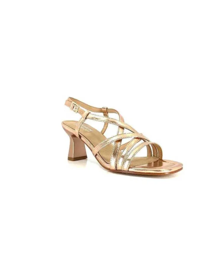 Regarde Le Ciel Orly 02 Cuir Metal Fodera*Femme Sandales