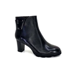 Regarde Le Ciel Patricia F23 Delice Cuir Noir*Femme Bottines