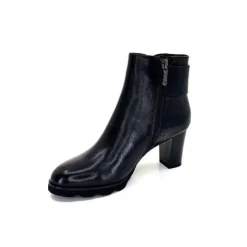 Regarde Le Ciel Patricia F23 Delice Cuir Noir*Femme Bottines