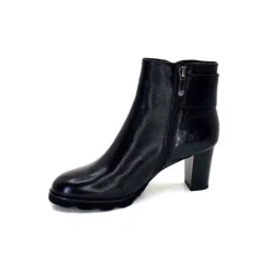 Regarde Le Ciel Patricia F23 Delice Cuir Noir*Femme Bottines