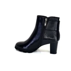 Regarde Le Ciel Patricia F23 Delice Cuir Noir*Femme Bottines