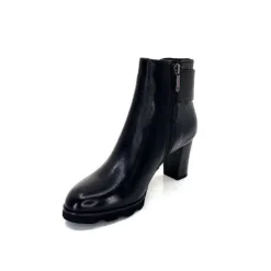 Regarde Le Ciel Patricia F23 Delice Cuir Noir*Femme Bottines