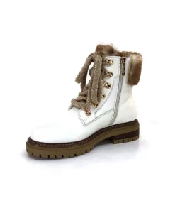 Regarde Le Ciel Rafal02 Cuir Blanc*Femme Bottines