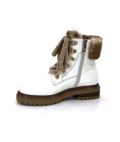 Regarde Le Ciel Rafal02 Cuir Blanc*Femme Bottines