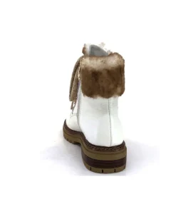 Regarde Le Ciel Rafal02 Cuir Blanc*Femme Bottines
