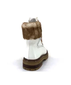 Regarde Le Ciel Rafal02 Cuir Blanc*Femme Bottines