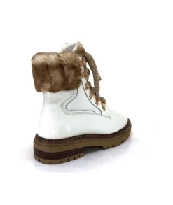 Regarde Le Ciel Rafal02 Cuir Blanc*Femme Bottines