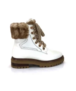 Regarde Le Ciel Rafal02 Cuir Blanc*Femme Bottines