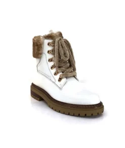 Regarde Le Ciel Rafal02 Cuir Blanc*Femme Bottines