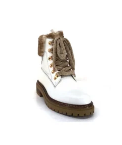 Regarde Le Ciel Rafal02 Cuir Blanc*Femme Bottines
