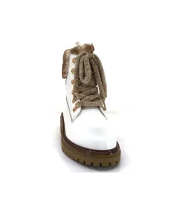 Regarde Le Ciel Rafal02 Cuir Blanc*Femme Bottines