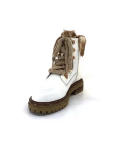 Regarde Le Ciel Rafal02 Cuir Blanc*Femme Bottines