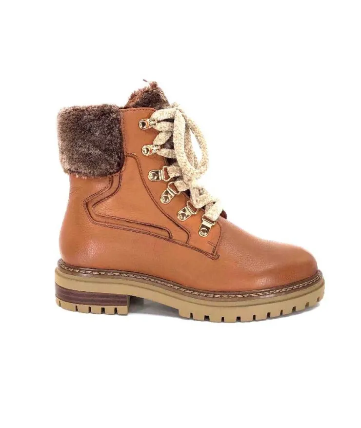 Regarde Le Ciel Rafal02 Cuir Cognac*Femme Bottines