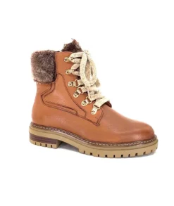 Regarde Le Ciel Rafal02 Cuir Cognac*Femme Bottines