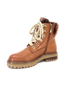 Regarde Le Ciel Rafal02 Cuir Cognac*Femme Bottines