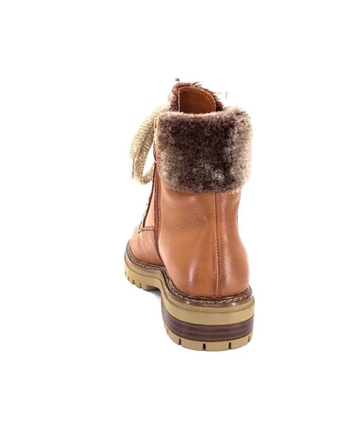 Regarde Le Ciel Rafal02 Cuir Cognac*Femme Bottines
