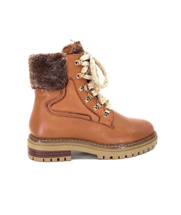 Regarde Le Ciel Rafal02 Cuir Cognac*Femme Bottines