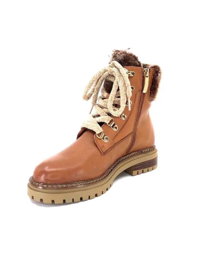 Regarde Le Ciel Rafal02 Cuir Cognac*Femme Bottines