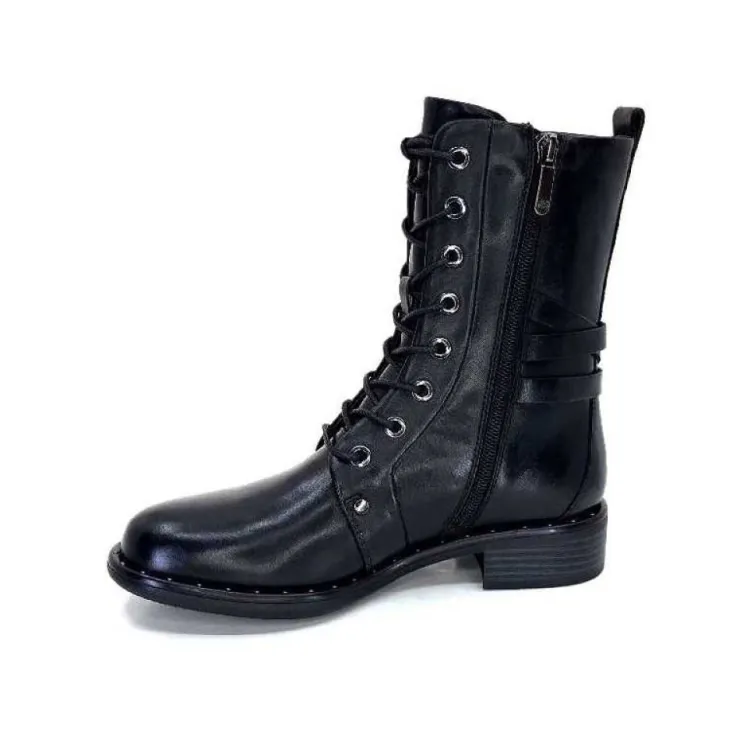 Regarde Le Ciel Roxana 44 Cuir Noir*Femme Bottines