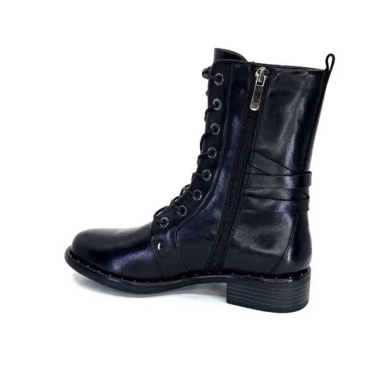 Regarde Le Ciel Roxana 44 Cuir Noir*Femme Bottines