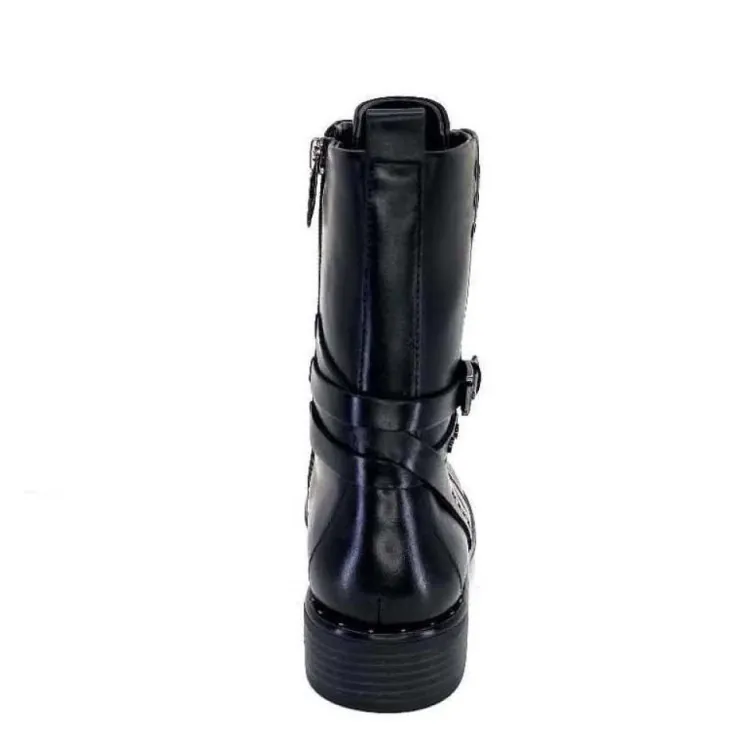 Regarde Le Ciel Roxana 44 Cuir Noir*Femme Bottines