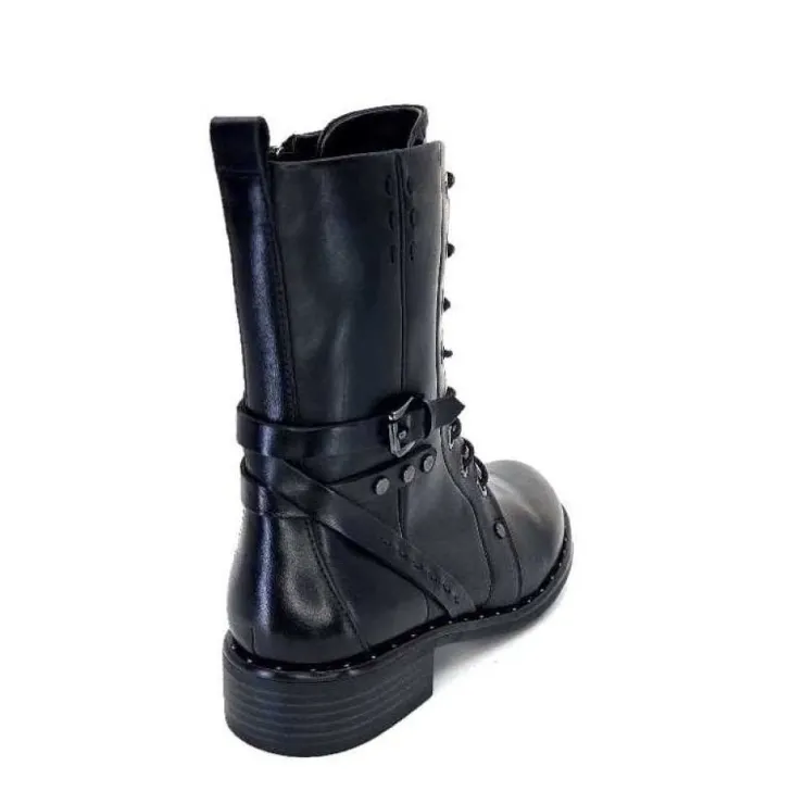 Regarde Le Ciel Roxana 44 Cuir Noir*Femme Bottines