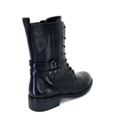 Regarde Le Ciel Roxana 44 Cuir Noir*Femme Bottines
