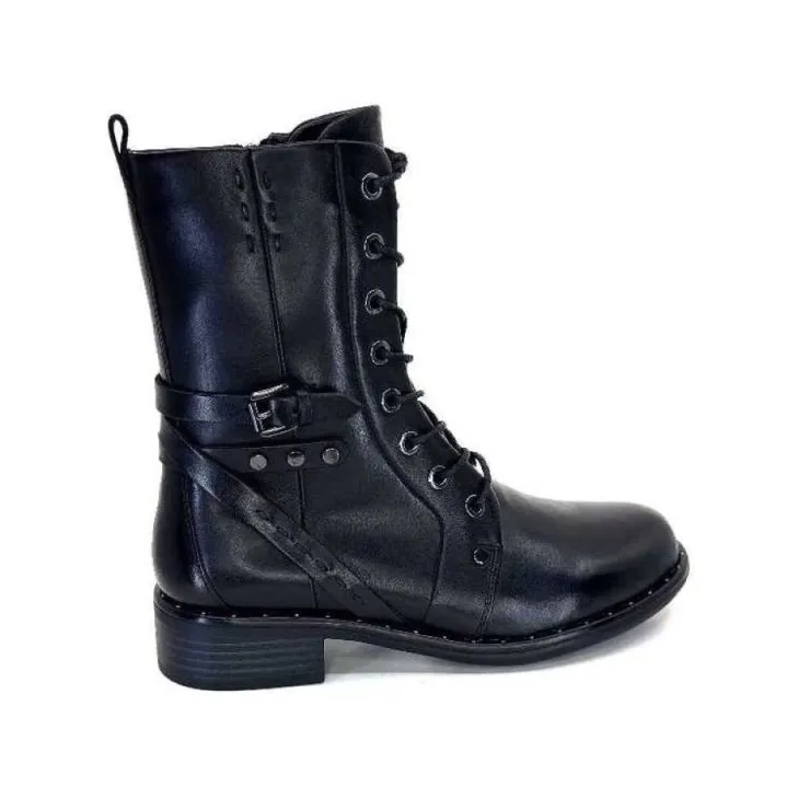 Regarde Le Ciel Roxana 44 Cuir Noir*Femme Bottines