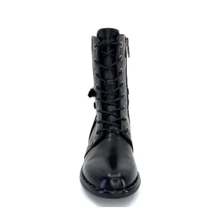 Regarde Le Ciel Roxana 44 Cuir Noir*Femme Bottines
