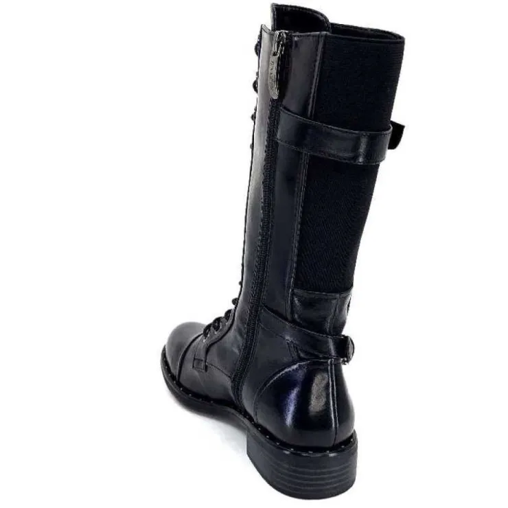 Regarde Le Ciel Roxana 10 Delice Cuir Noir*Femme Bottes
