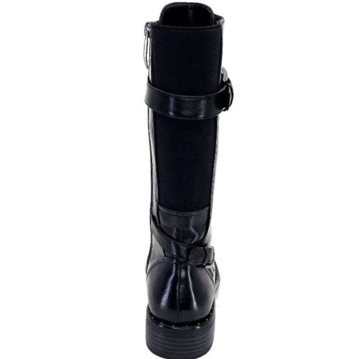 Regarde Le Ciel Roxana 10 Delice Cuir Noir*Femme Bottes