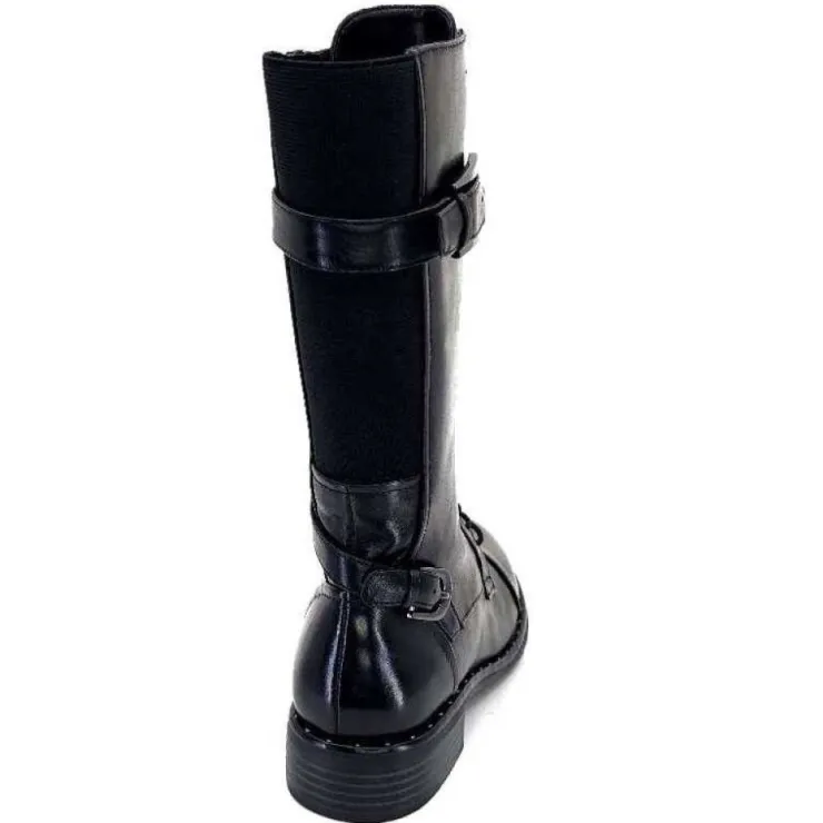 Regarde Le Ciel Roxana 10 Delice Cuir Noir*Femme Bottes